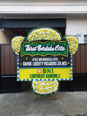 Papan Bunga Duka di Sunyaragi