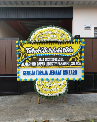 Papan Bunga Duka di Sunyaragi