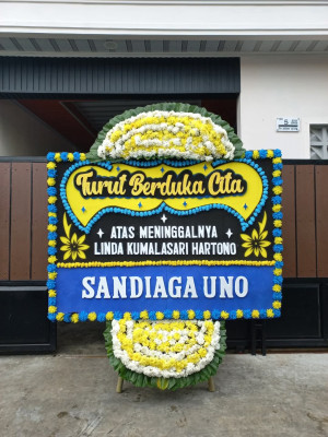 Papan Bunga Duka di Sunyaragi